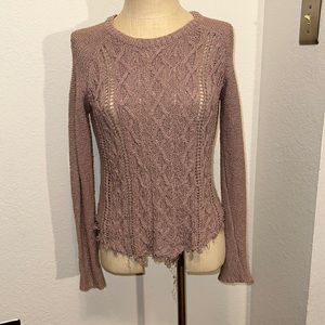 Lavender Knit Sweater